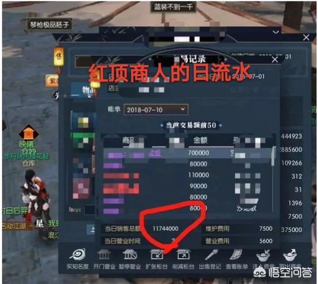玩《逆水寒》游戏，如何做个每日流水上千万的商人？