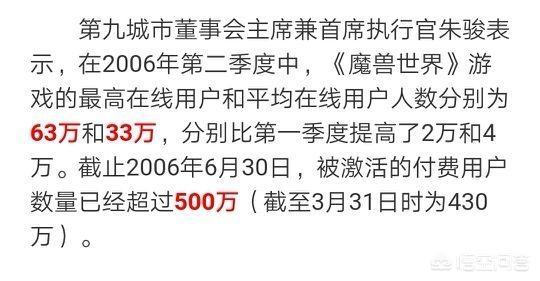 魔兽世界当年辉煌到什么程度，现实和那些老玩家说的一样吗？